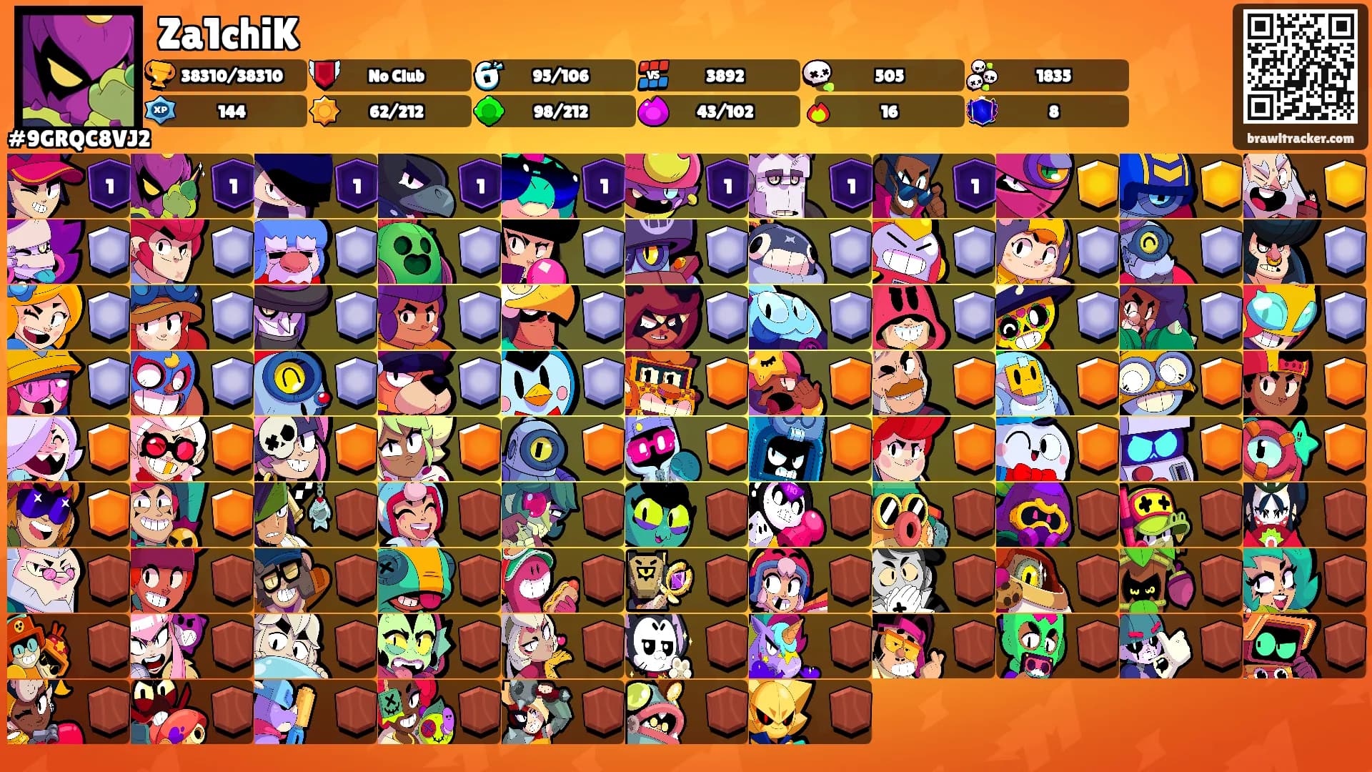 Za1chiK's Ranks
