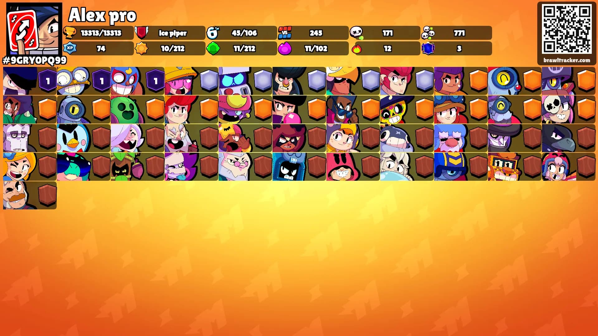 Alex pro's Ranks