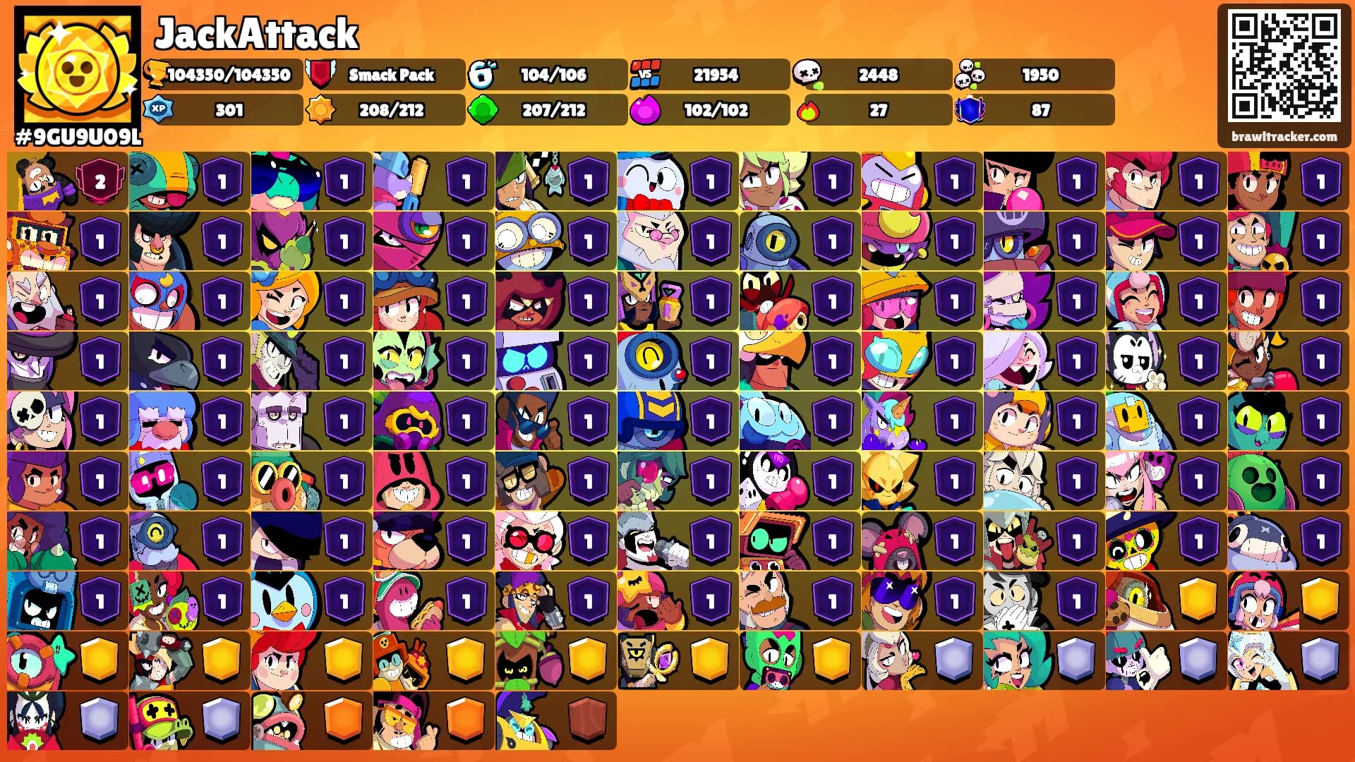 JackAttack's Ranks