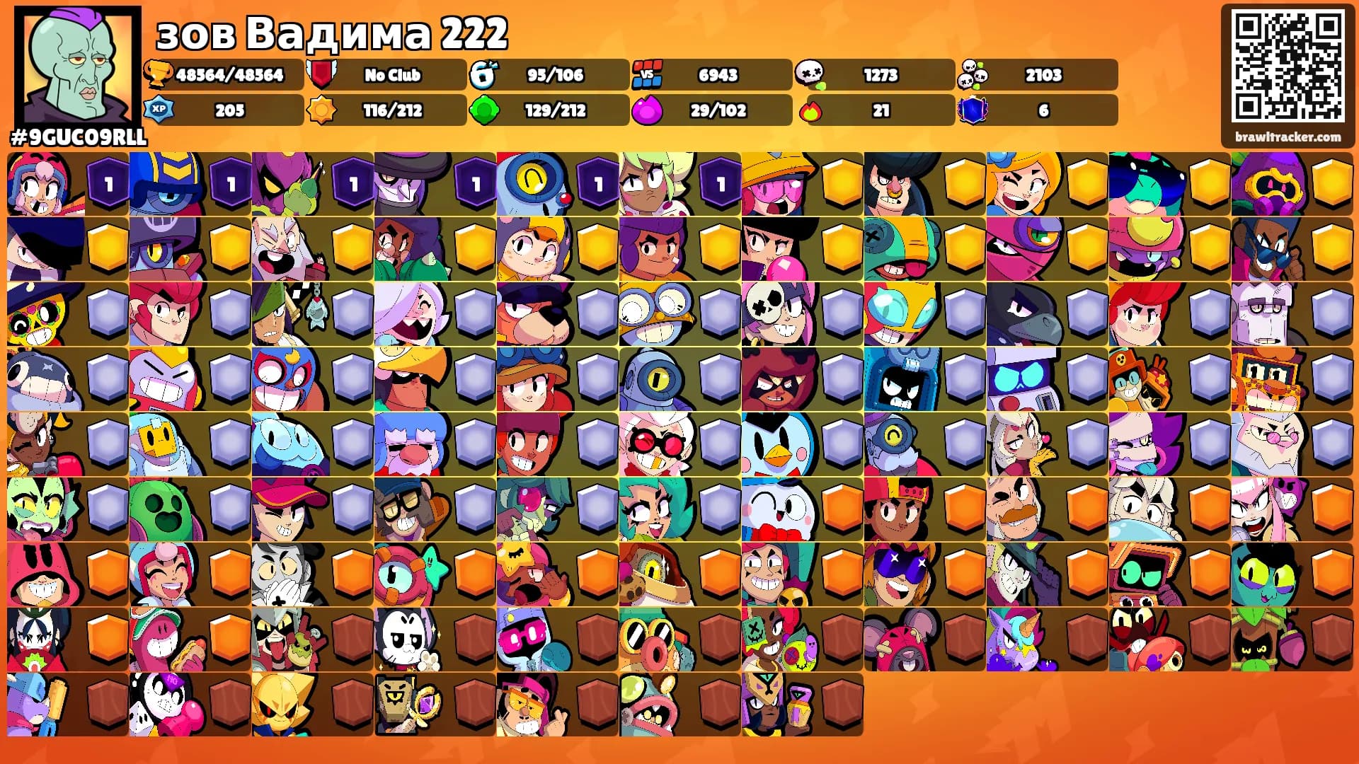 зов Вадима 222's Ranks