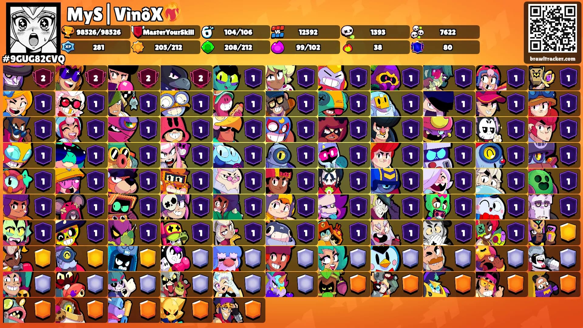 MyS|VìnôX❤️‍🔥's Ranks