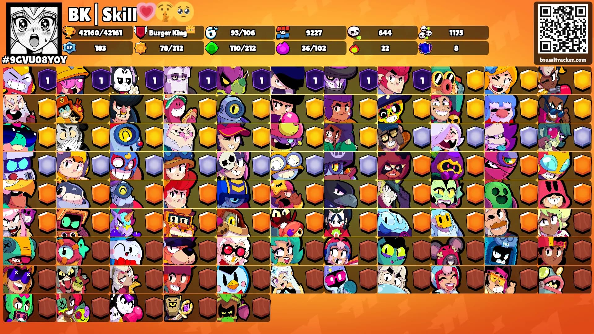 BK|Skill💗🤫🥺's Ranks