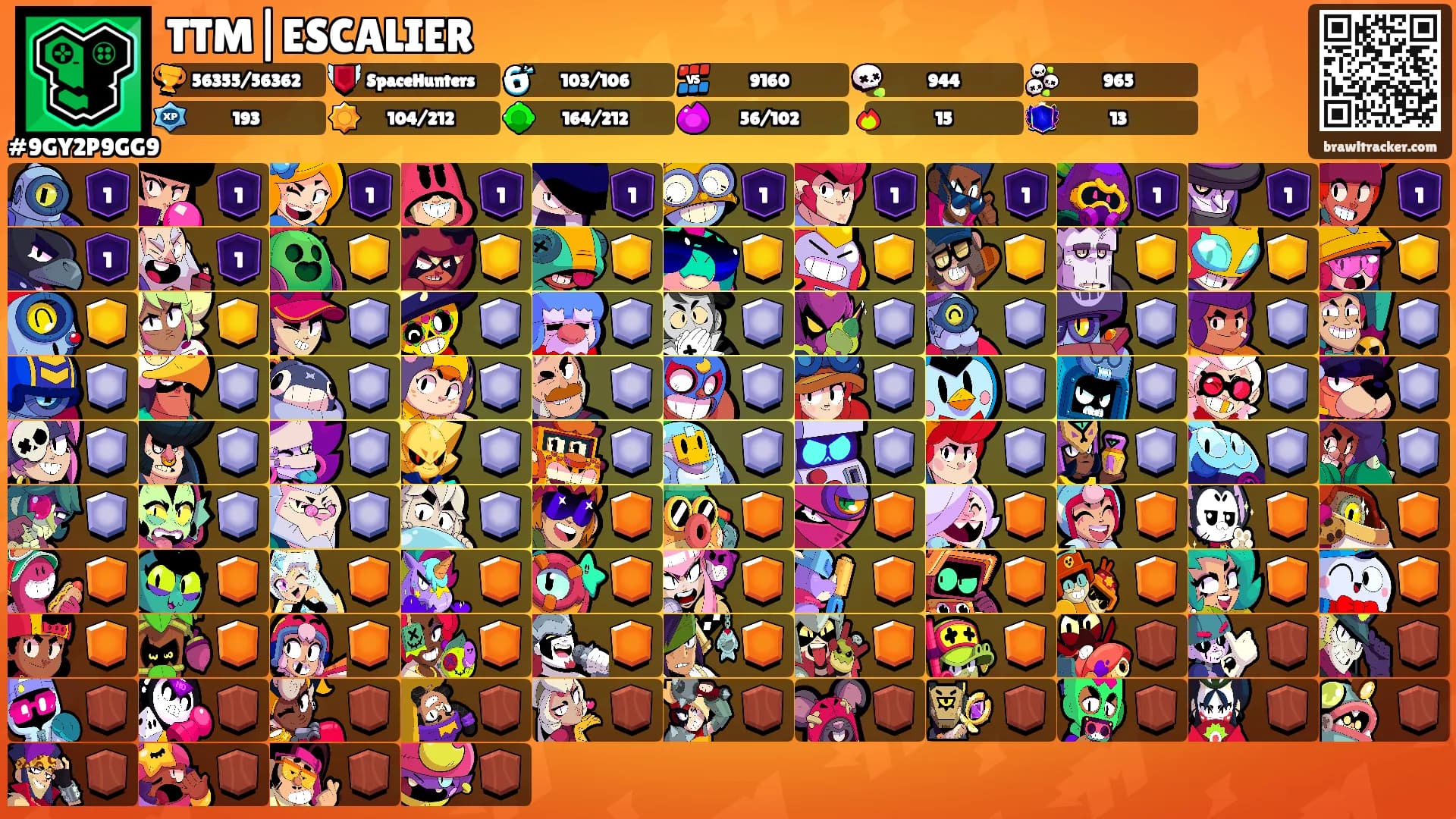TTM|ESCALIER's Ranks