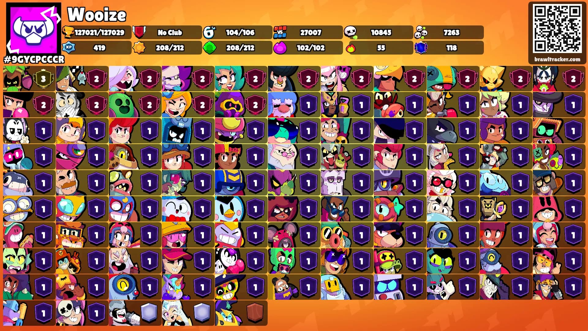 Wooize's Ranks