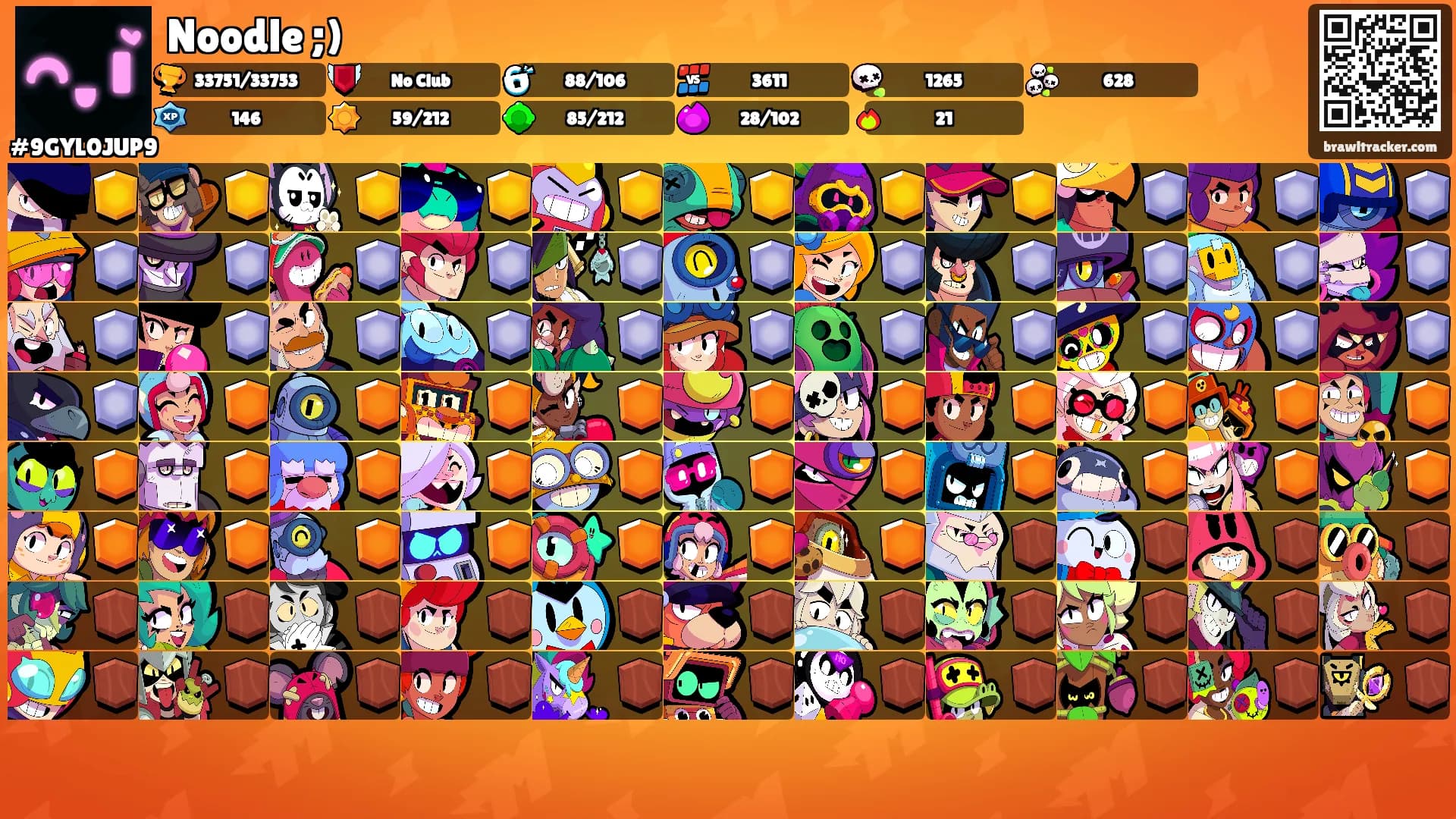 Noodle ;)'s Ranks