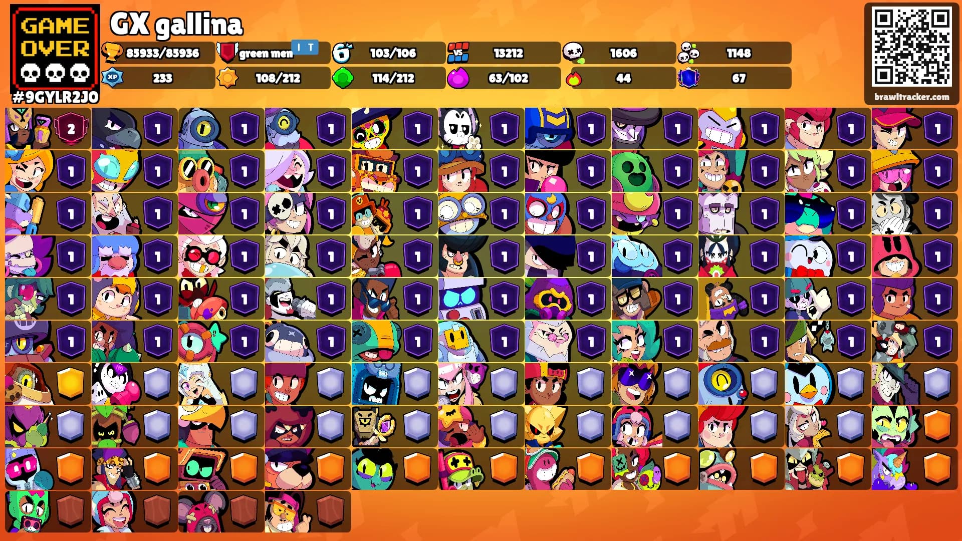 GX gallina's Ranks