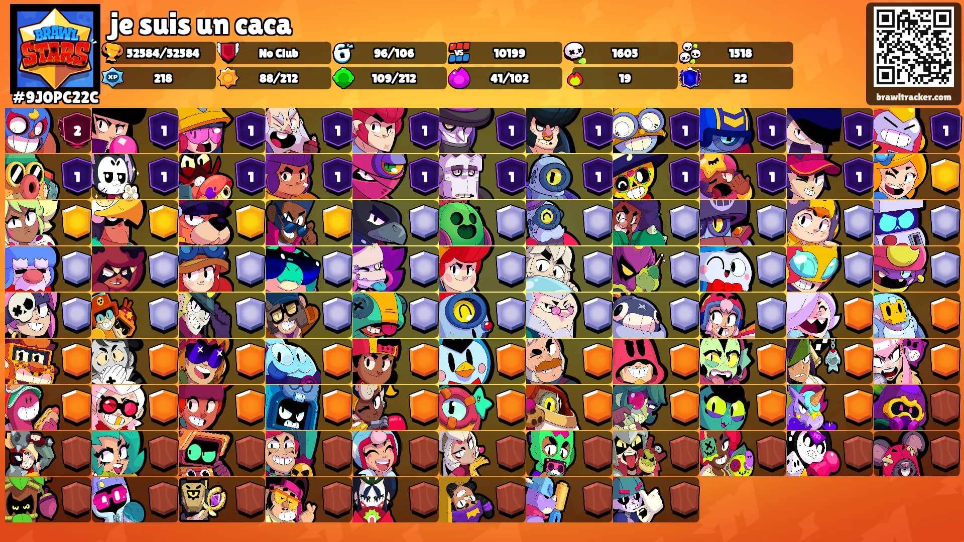 je suis un caca's Ranks