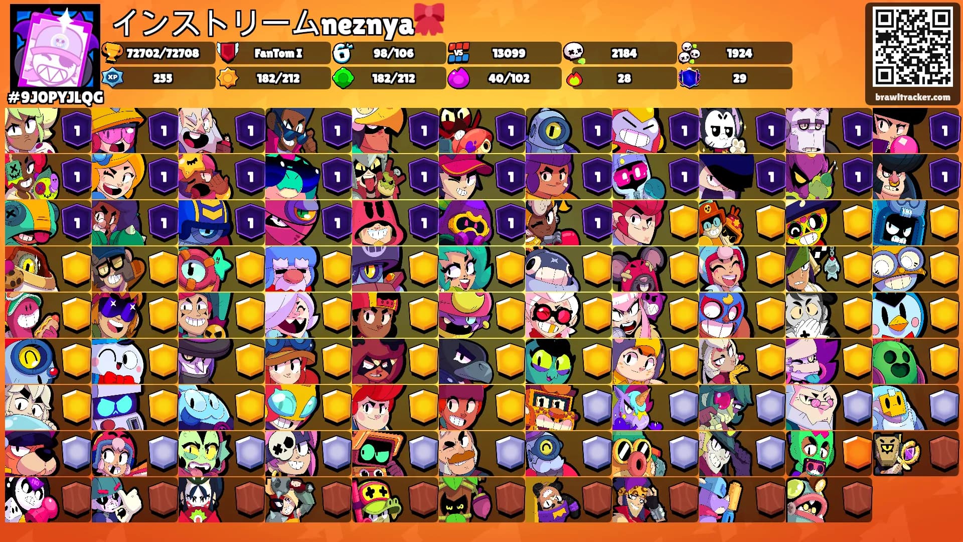 インストリームneznya🎀's Ranks