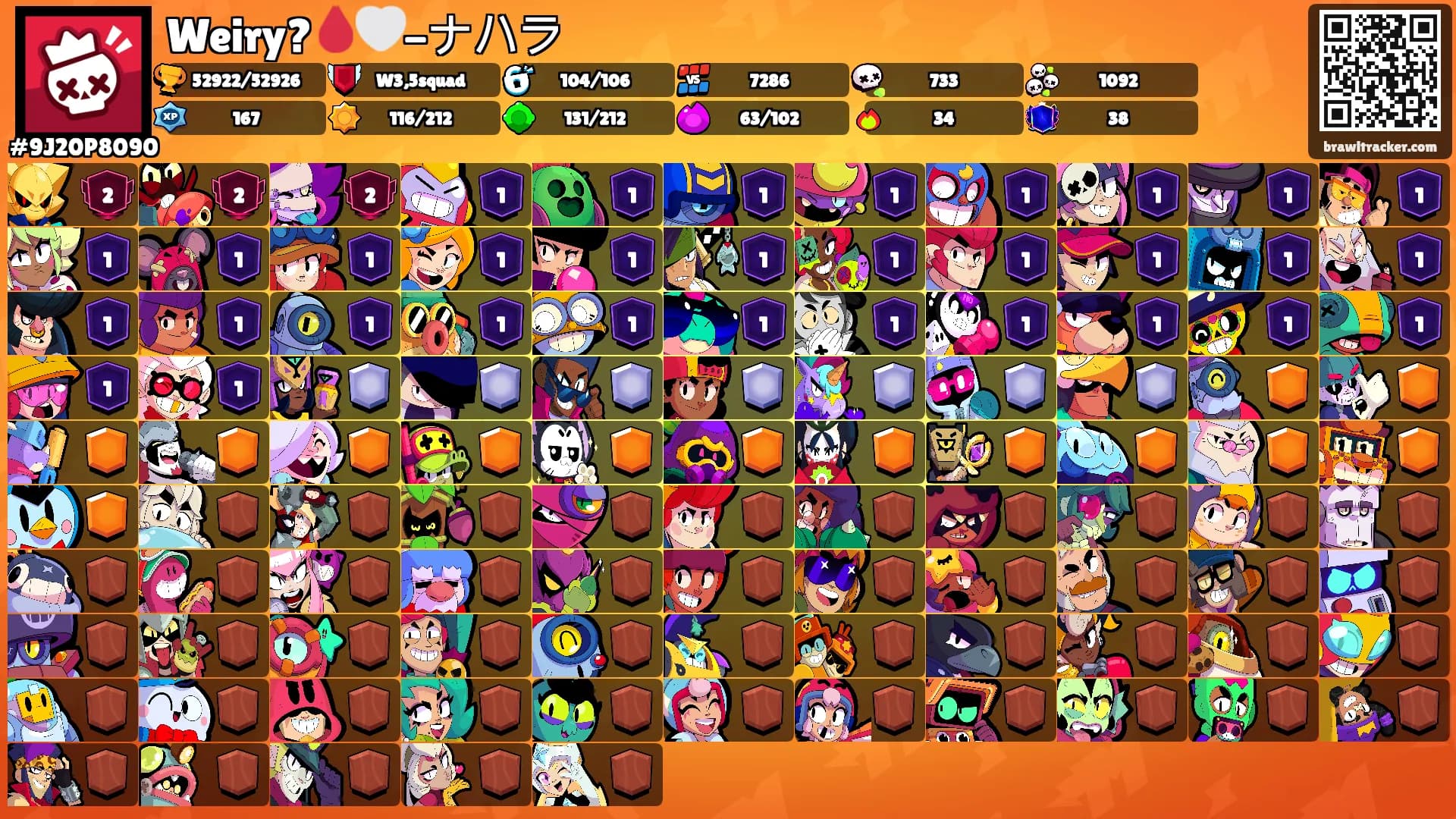 Weiry?🩸🤍-ナハラ's Ranks