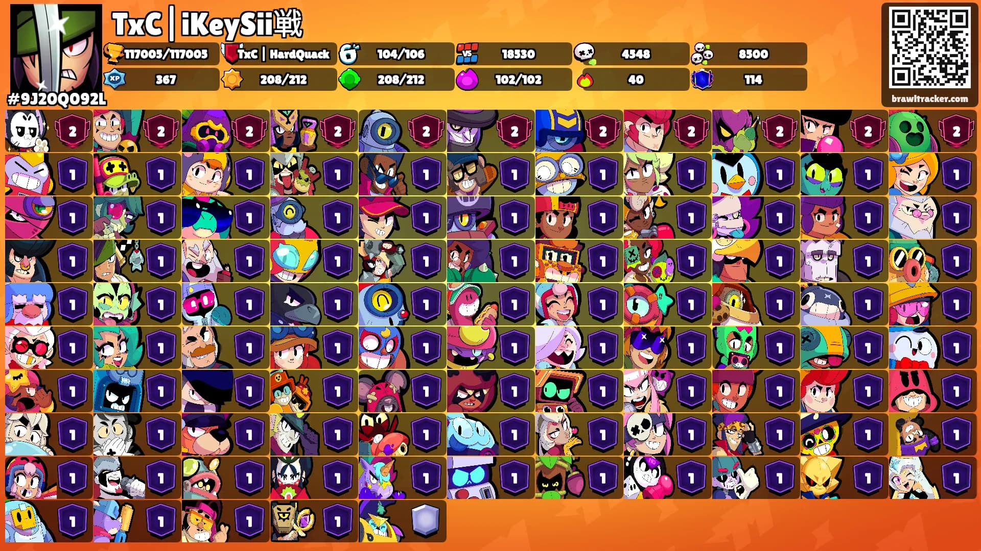 TxC|iKeySii戦's Ranks