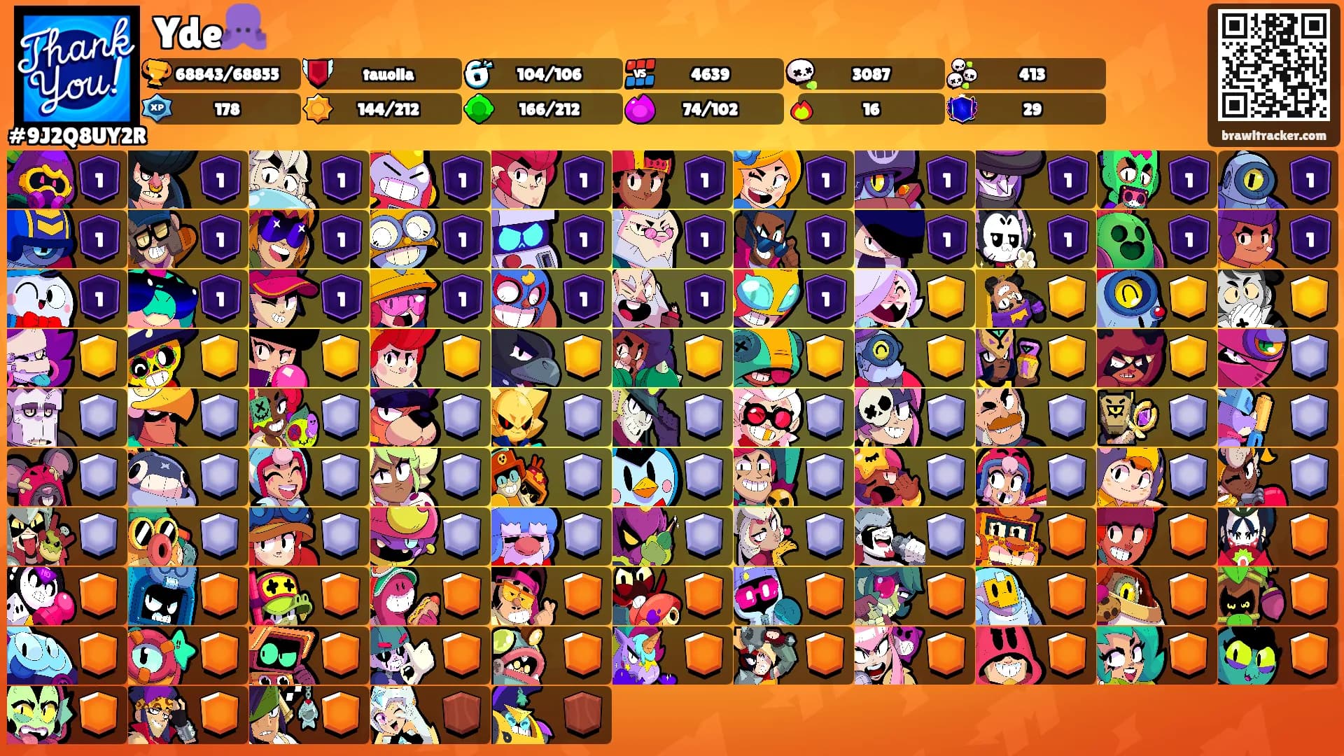 Yde🐙's Ranks