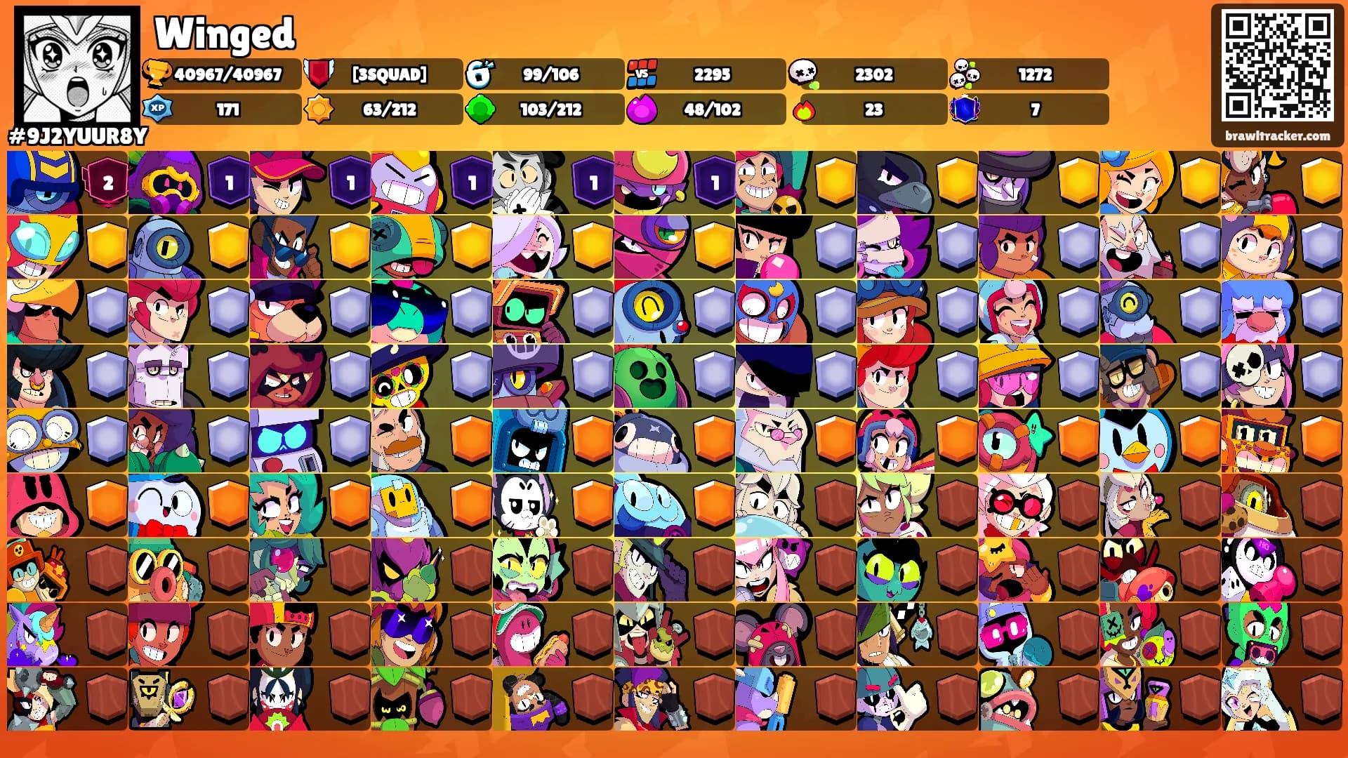 Winged's Ranks