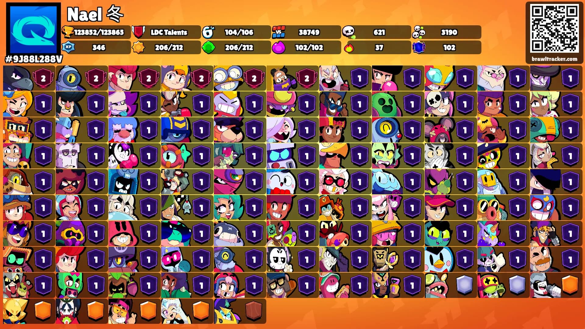 Nael 冬's Ranks