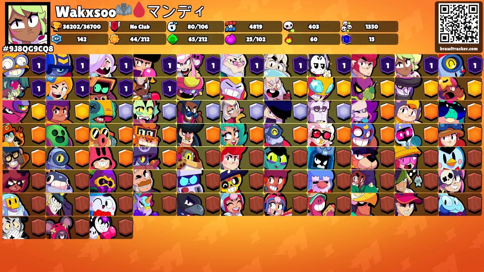 Wakxsoo🦇🩸マンディ's Ranks