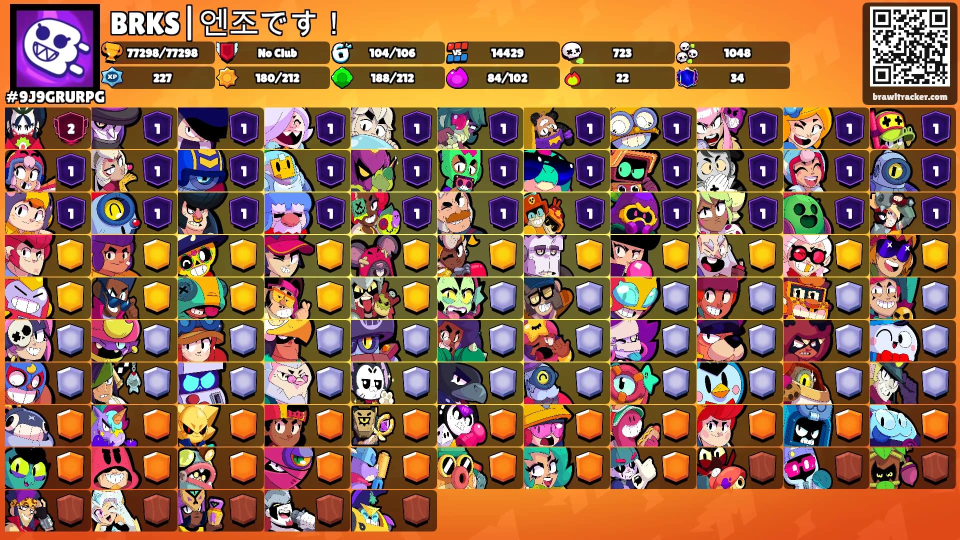 BRKS|엔조です！'s Ranks