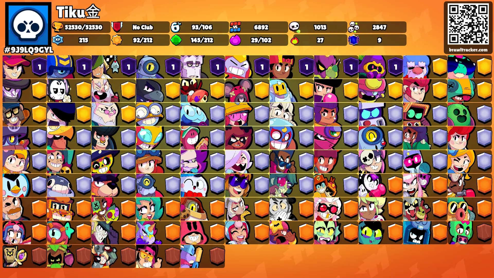 Tiku金's Ranks