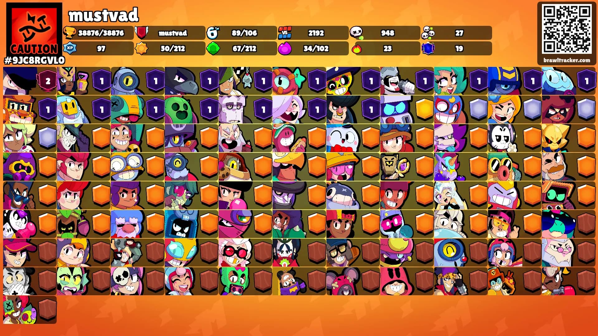 mustvad's Ranks