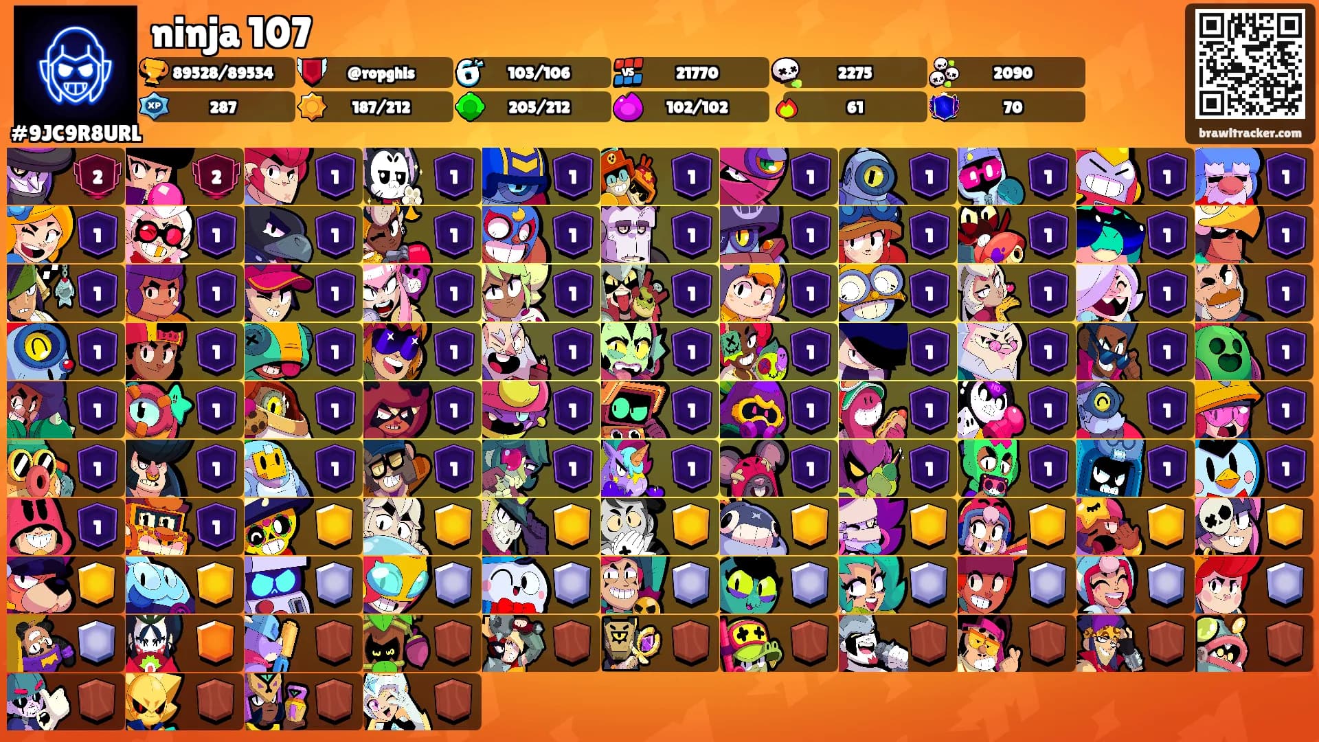 ninja 107's Ranks