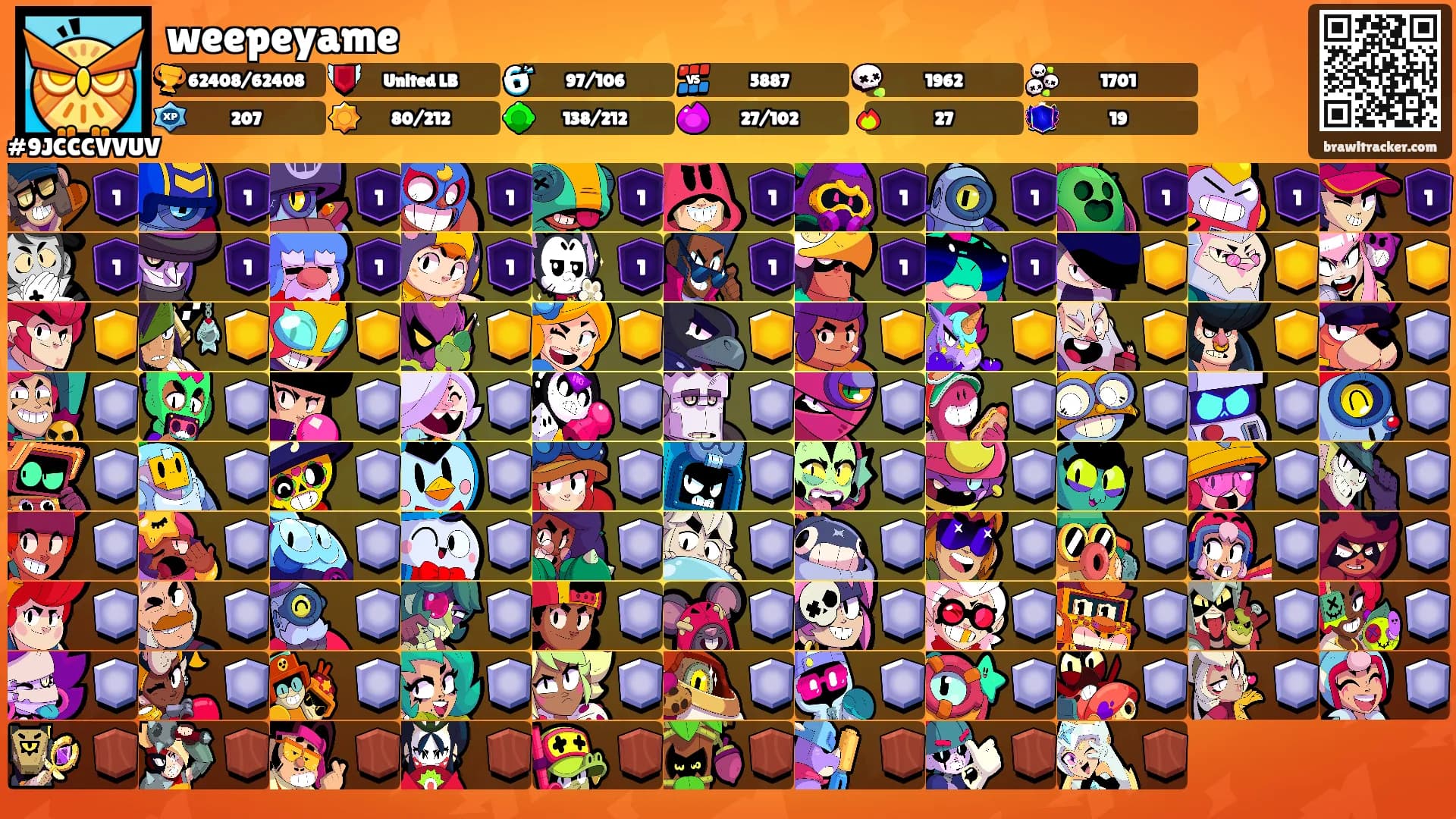weepeyame's Ranks