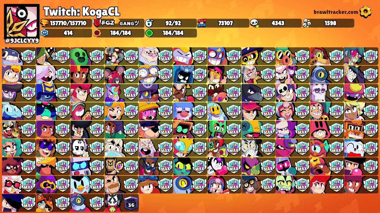 Twitch: KogaCL's Ranks