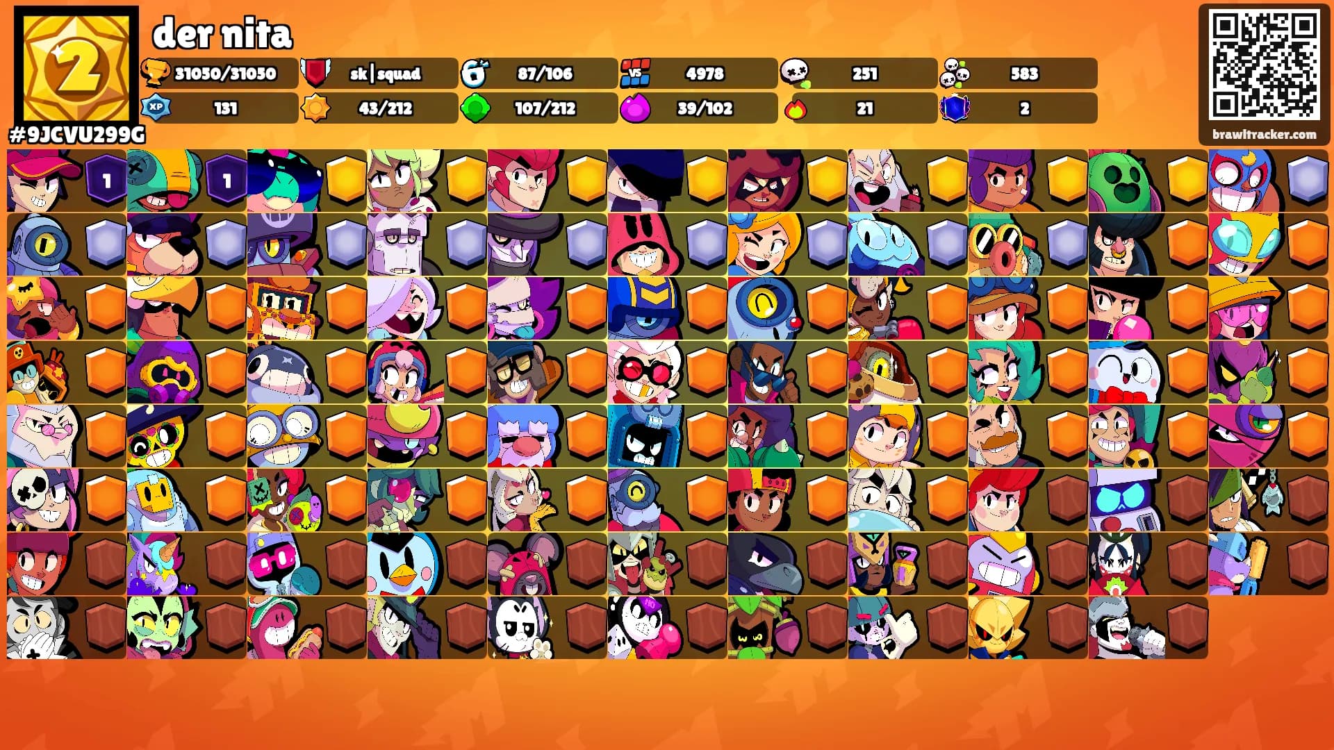 der nita's Ranks