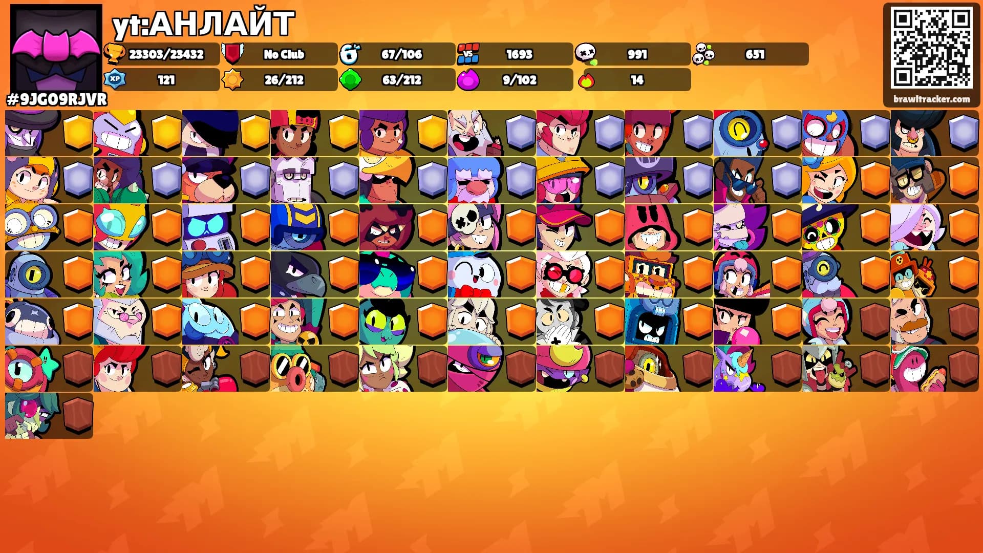 yt:АНЛАЙТ's Ranks