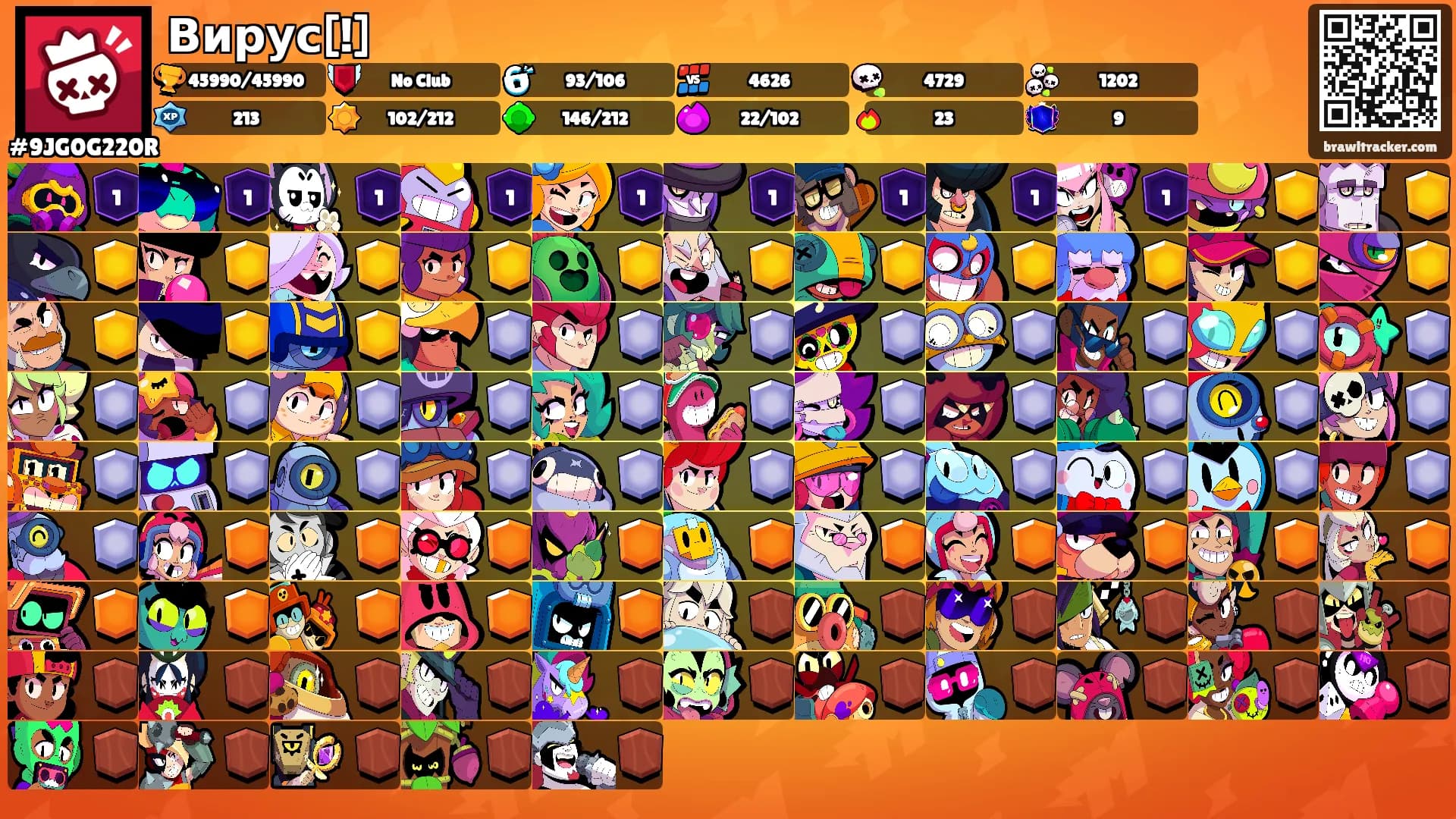 Вирус[!]'s Ranks