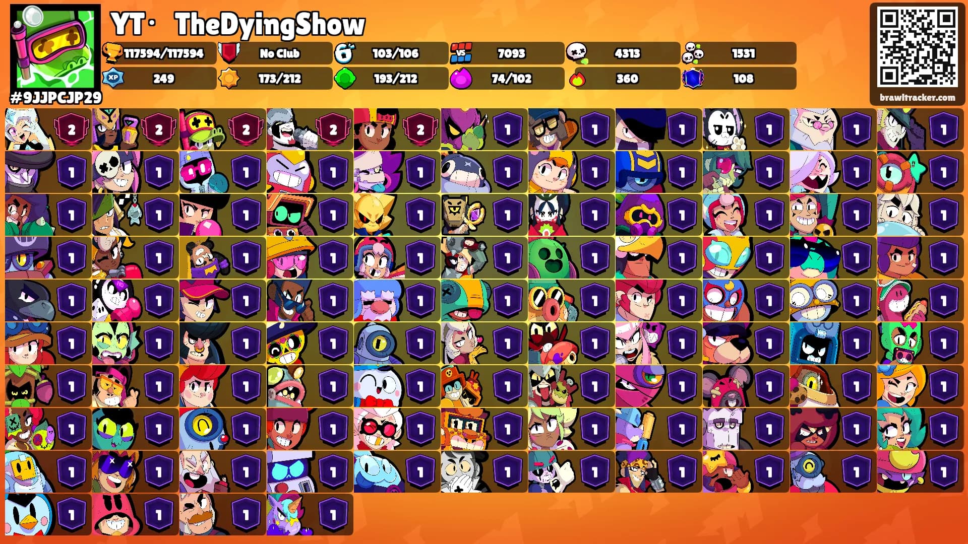 YT・TheDyingShow's Ranks