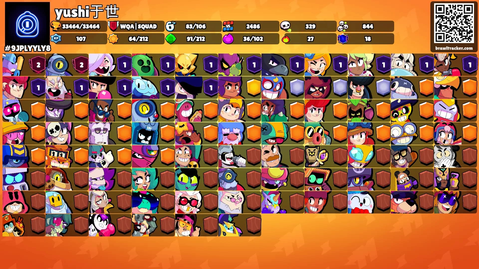 yushi于世's Ranks