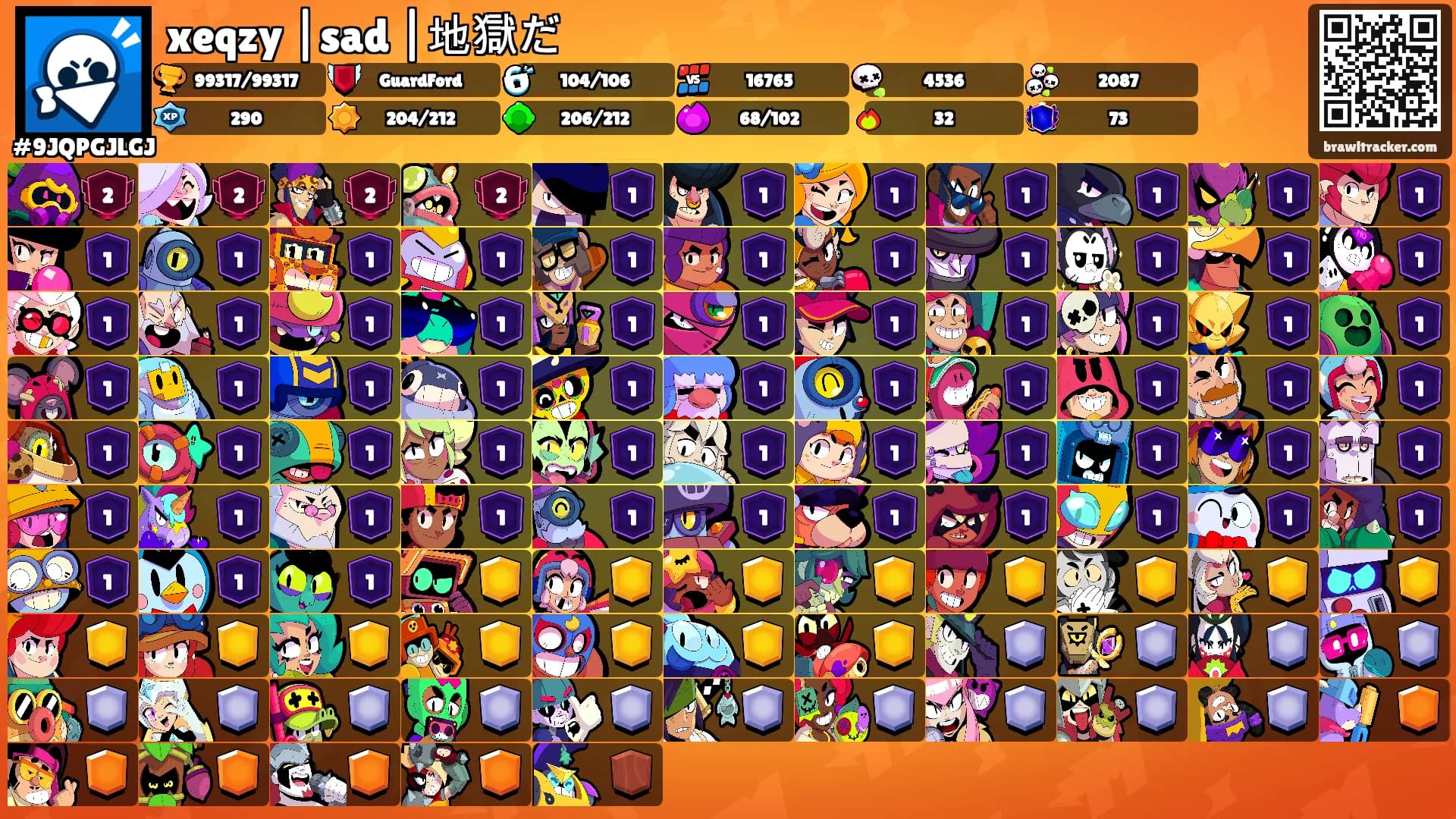 xeqzy |sad |地獄だ's Ranks