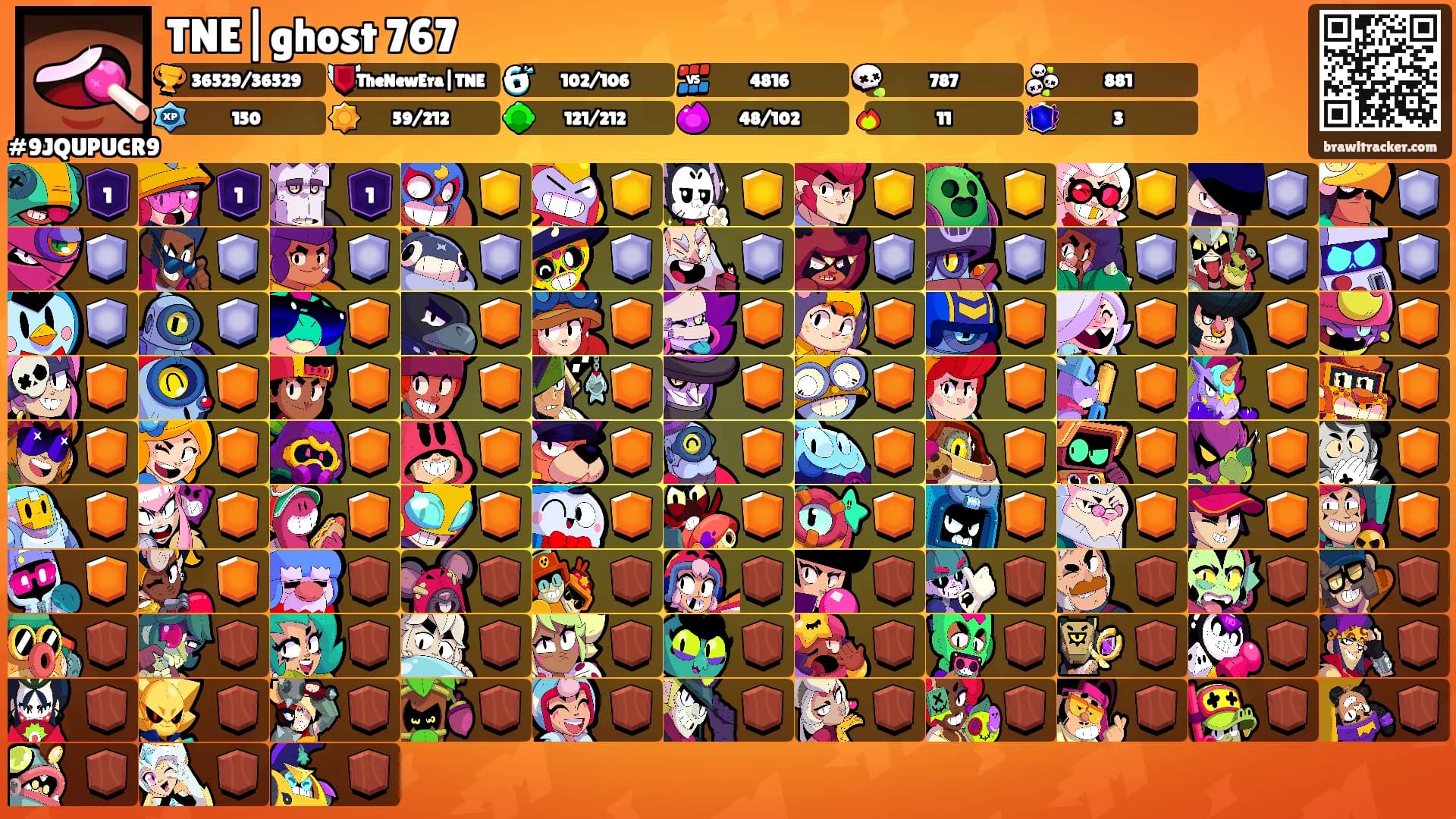 TNE|ghost 767's Ranks