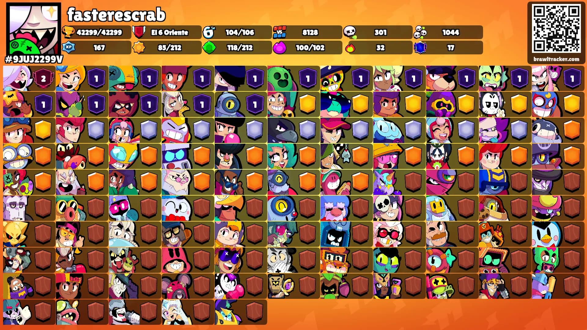 fasterescrab's Ranks