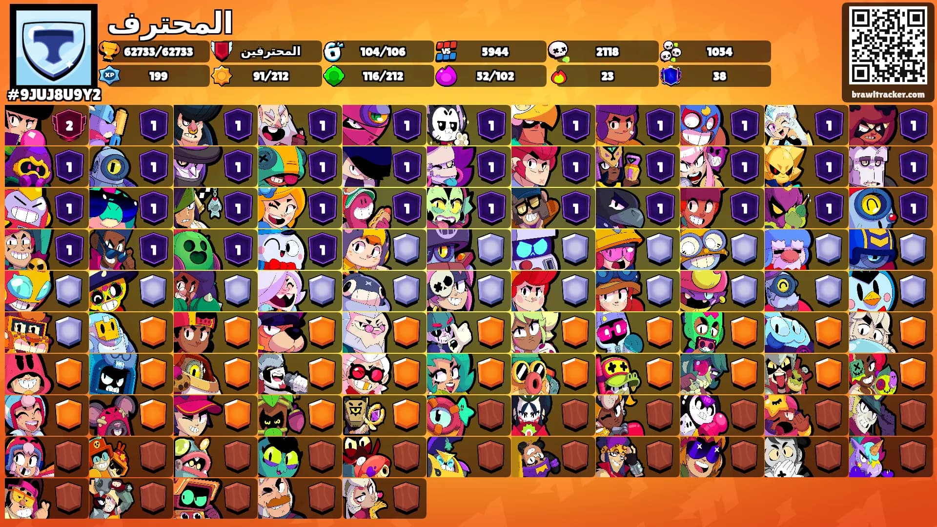 المحترف's Ranks
