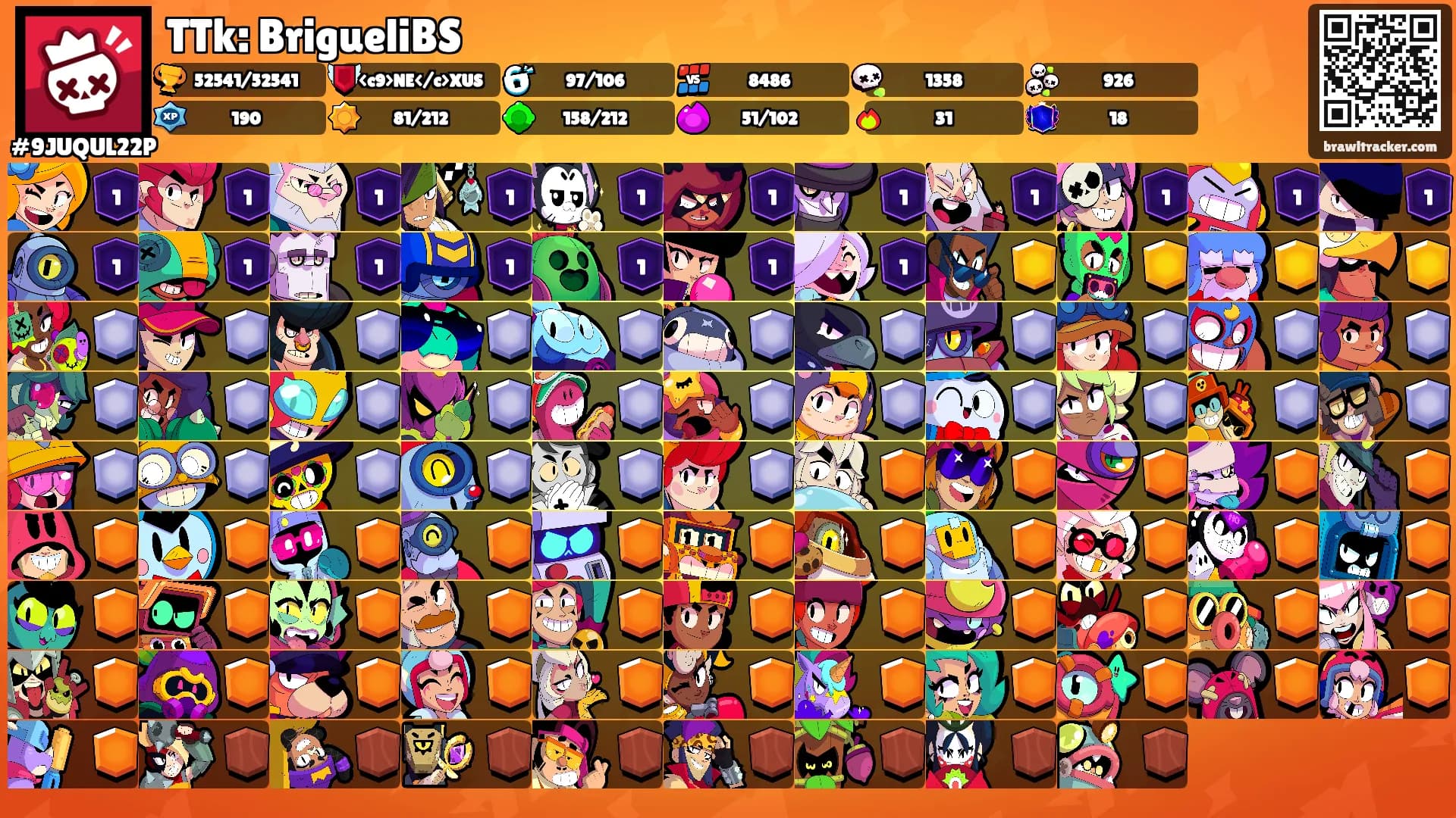 TTk: BrigueliBS's Ranks