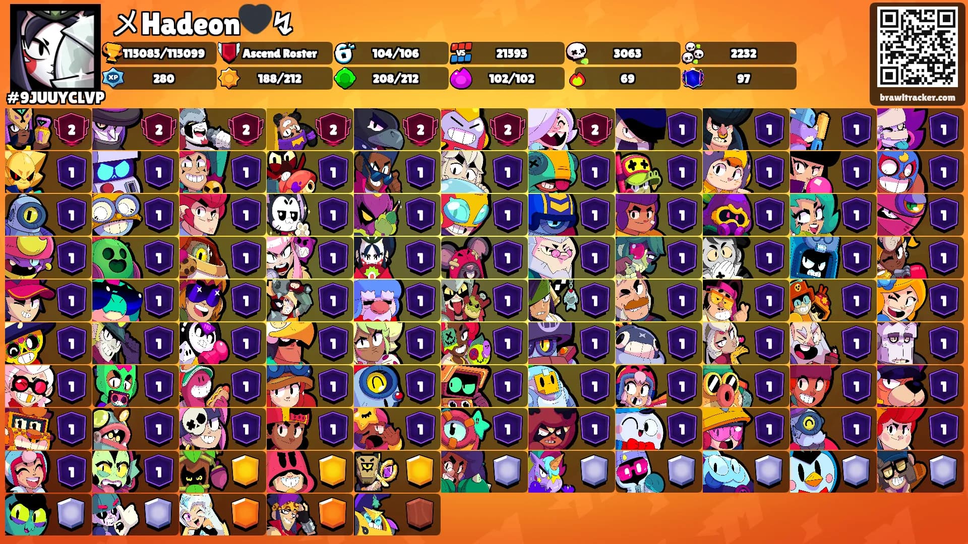 メHadeon🖤↯'s Ranks