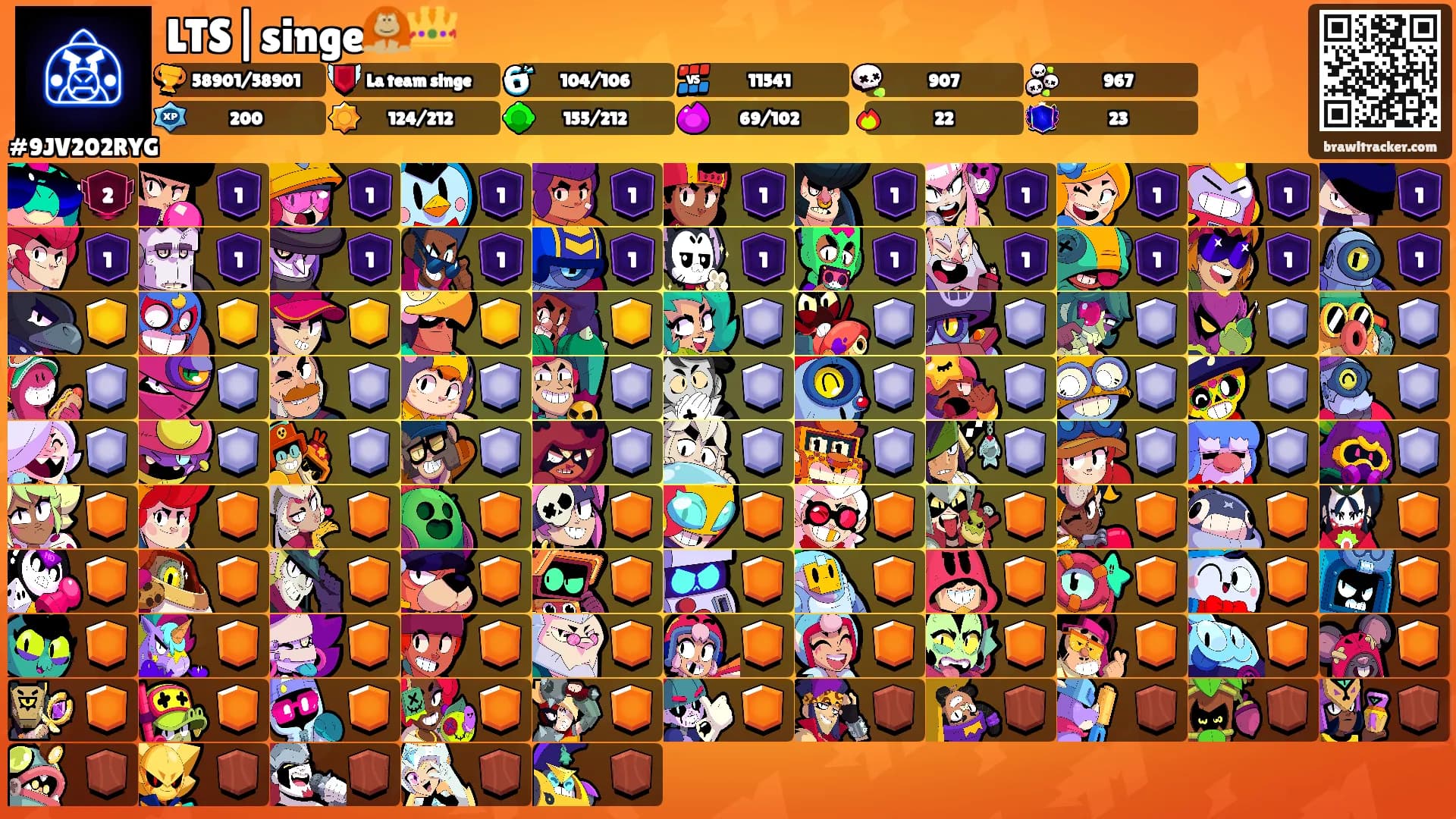 LTS|singe🦧👑's Ranks