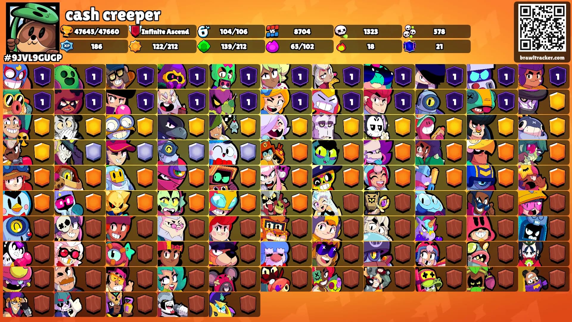 cash creeper's Ranks