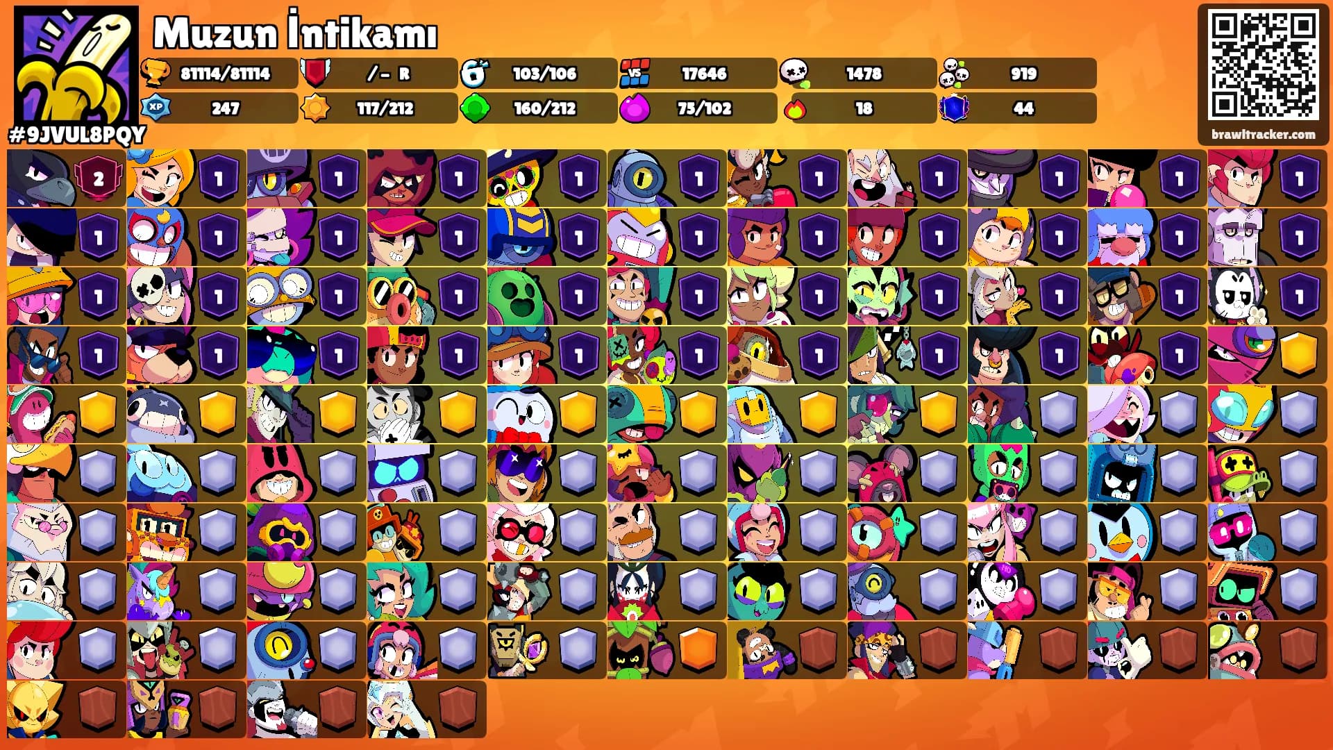 Muzun İntikamı's Ranks