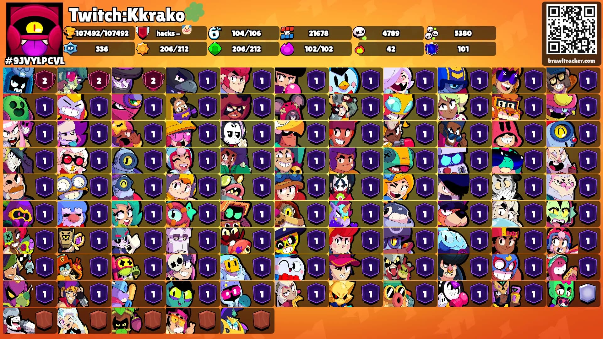 Twitch:Kkrako🧩's Ranks