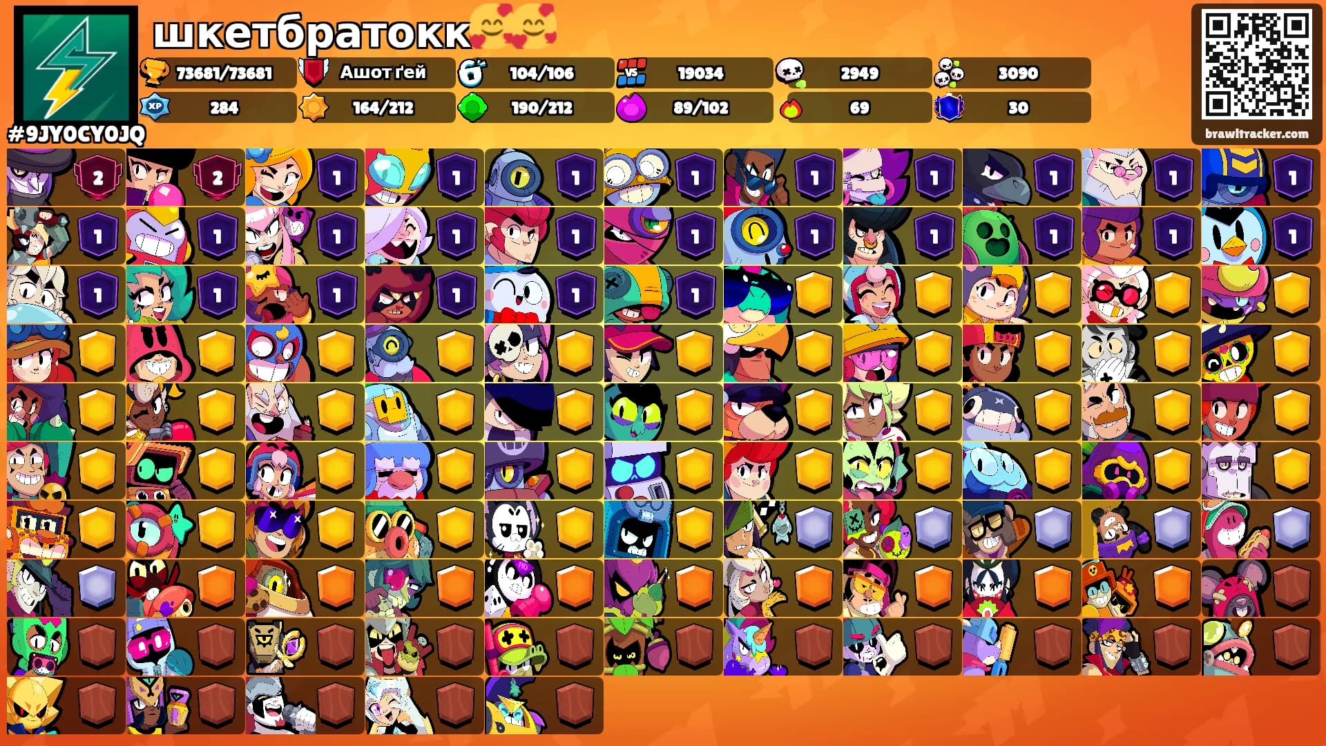 шкетбратокк🥰🥰's Ranks