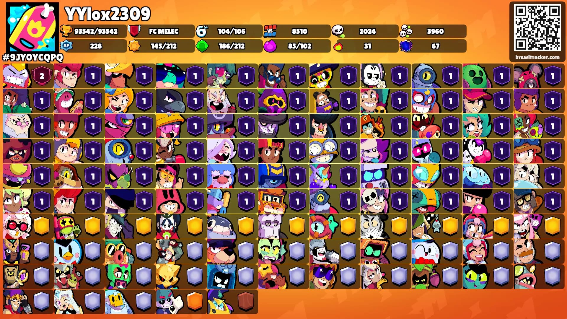 YYlox2309's Ranks