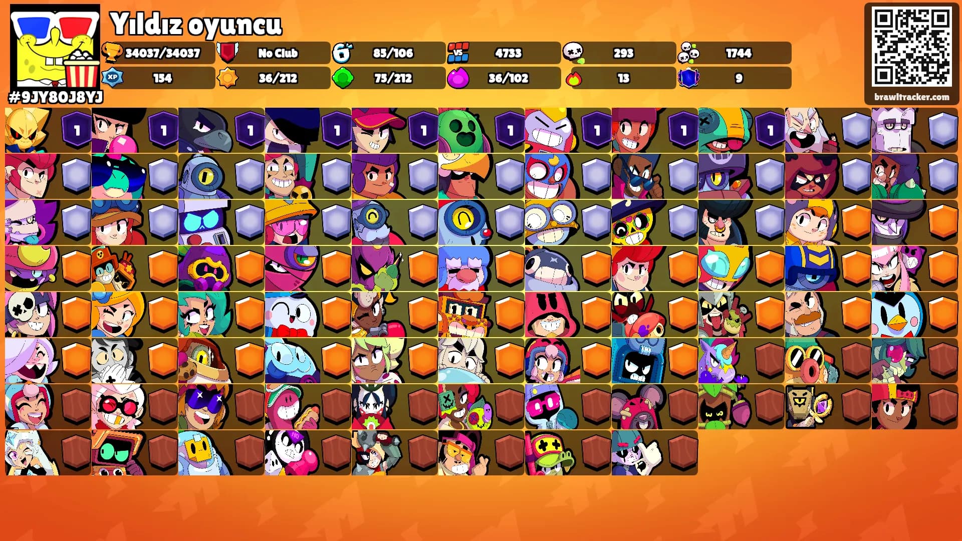 Yıldız oyuncu's Ranks