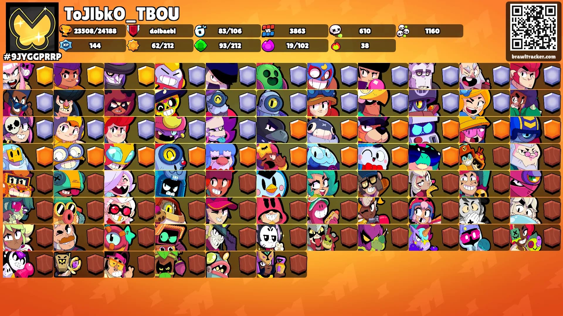 ToJlbkO_TBOU's Ranks