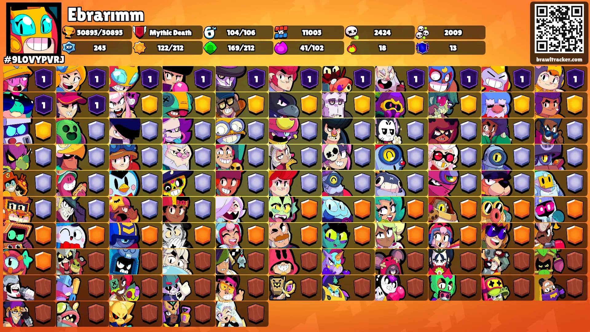 Ebrarımm's Ranks