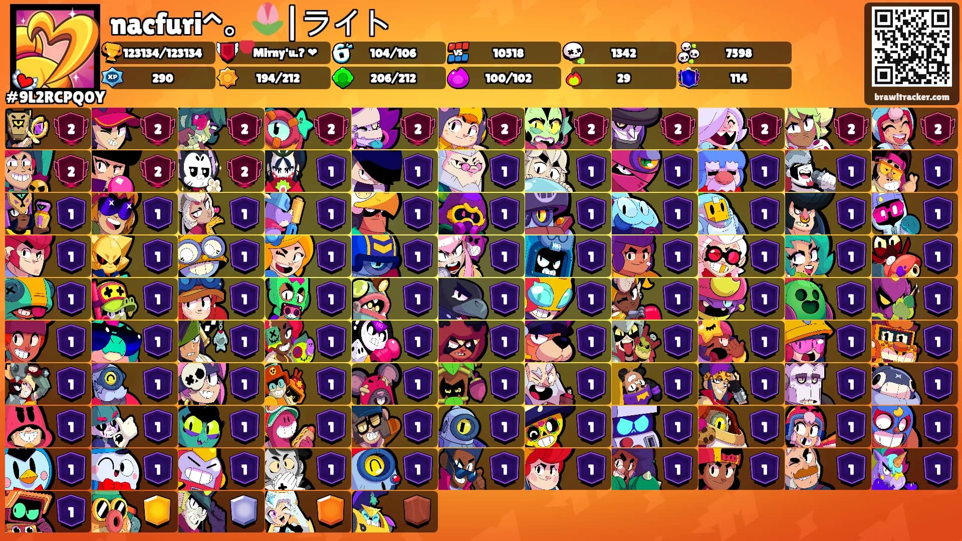 nacfuri^。🌷|ライト's Ranks