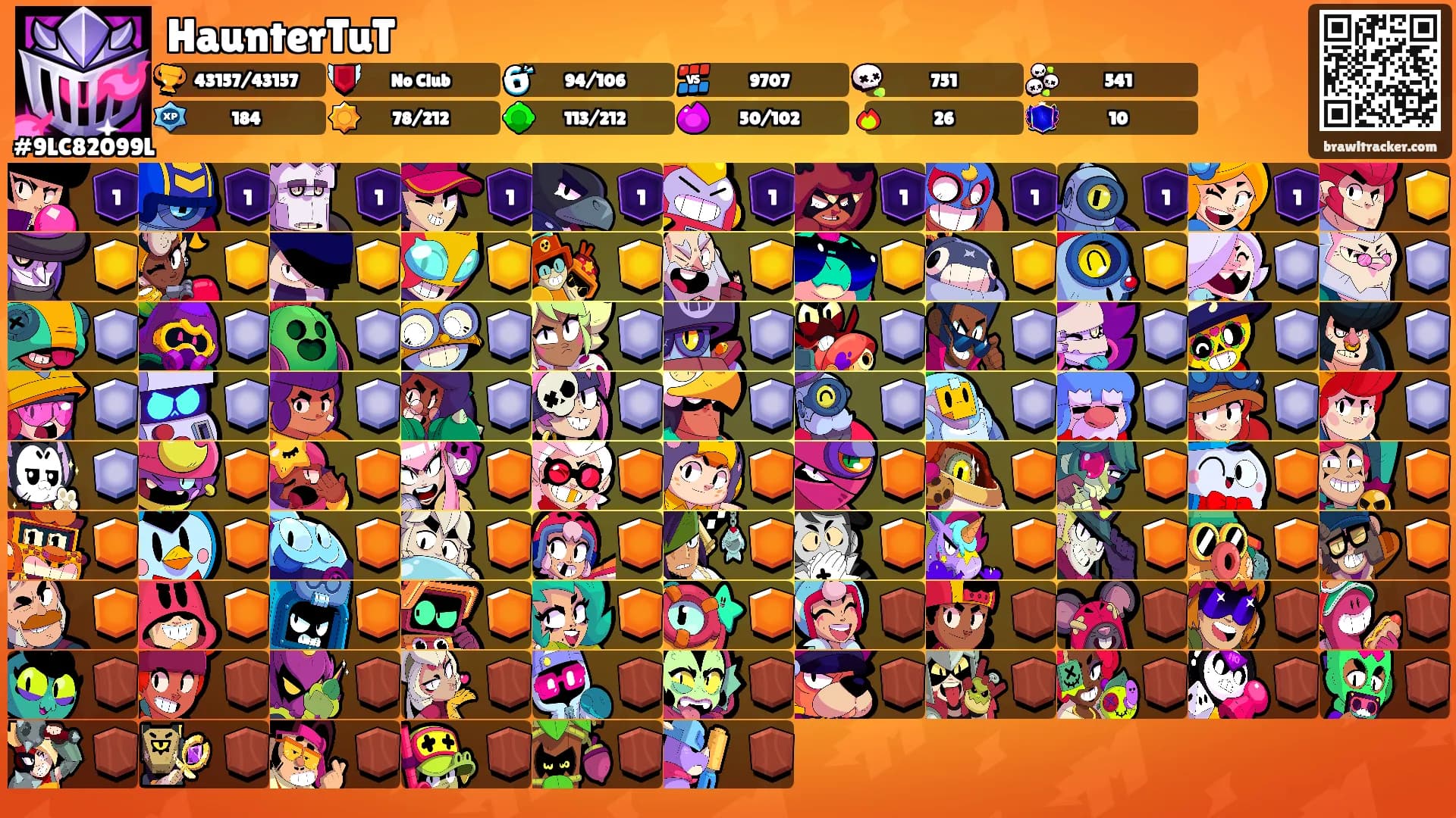 HaunterTuT's Ranks