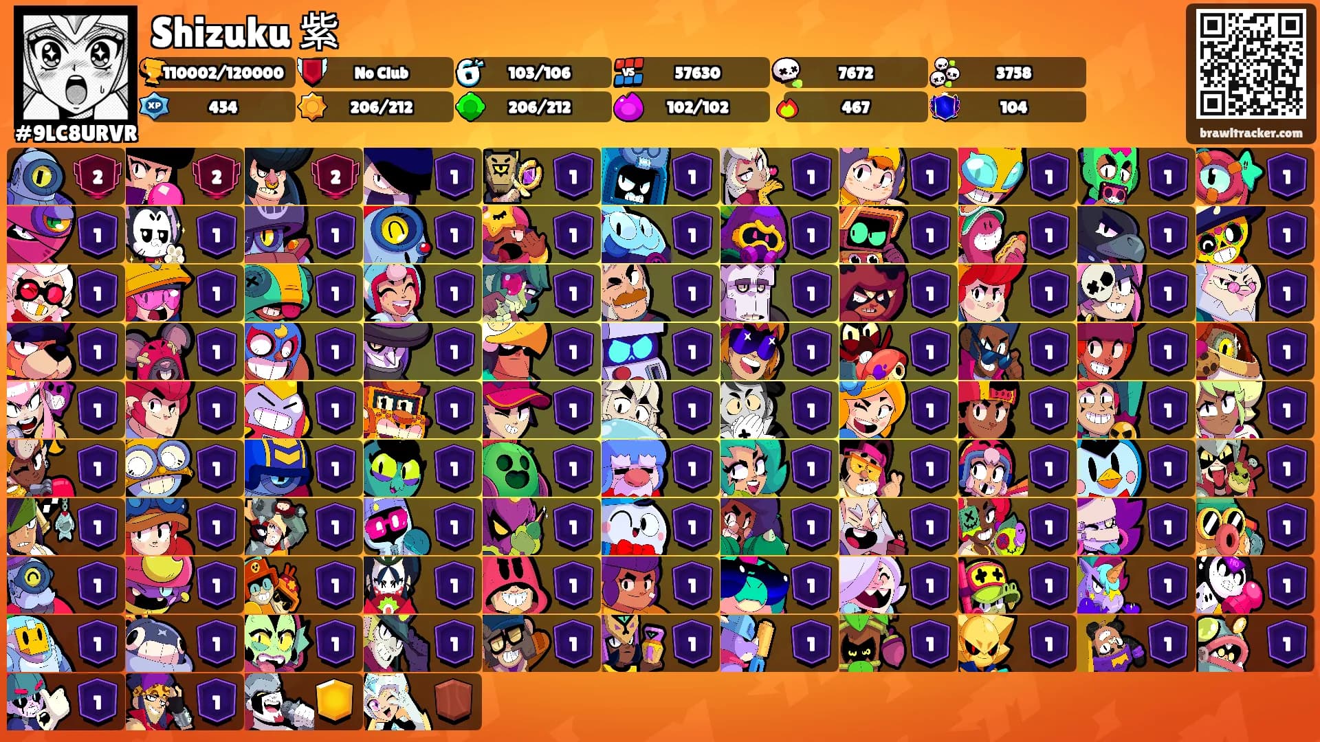 Shizuku 紫's Ranks