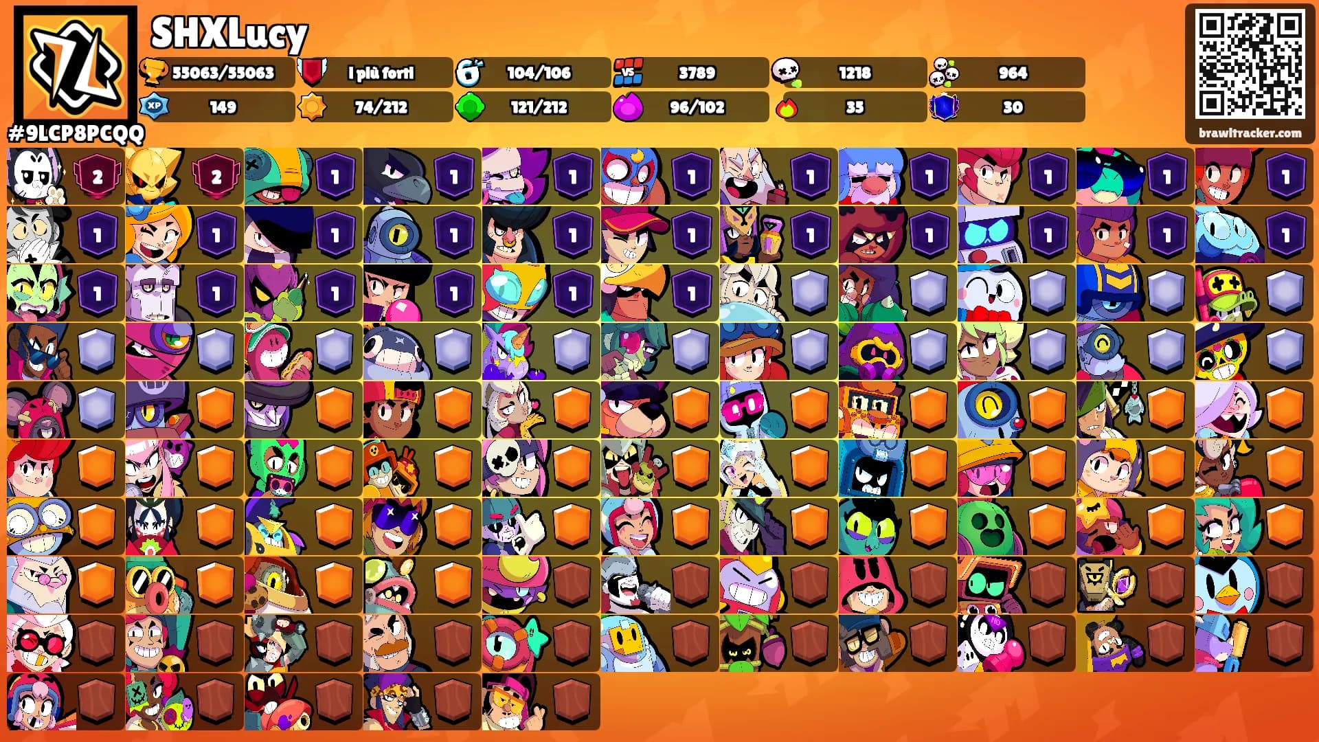 SHXLucy's Ranks