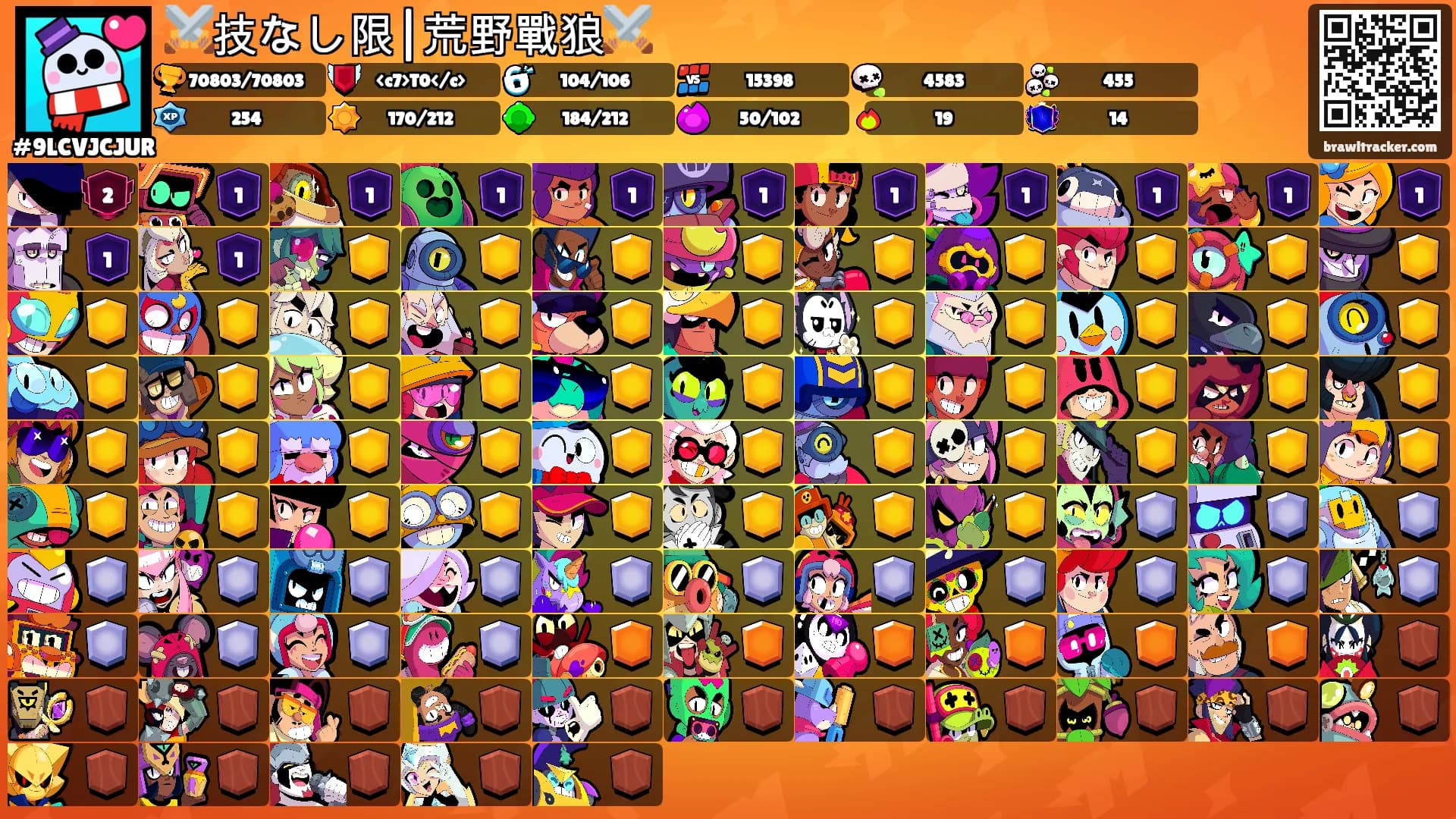 ⚔️技なし限|荒野戰狼⚔️'s Ranks