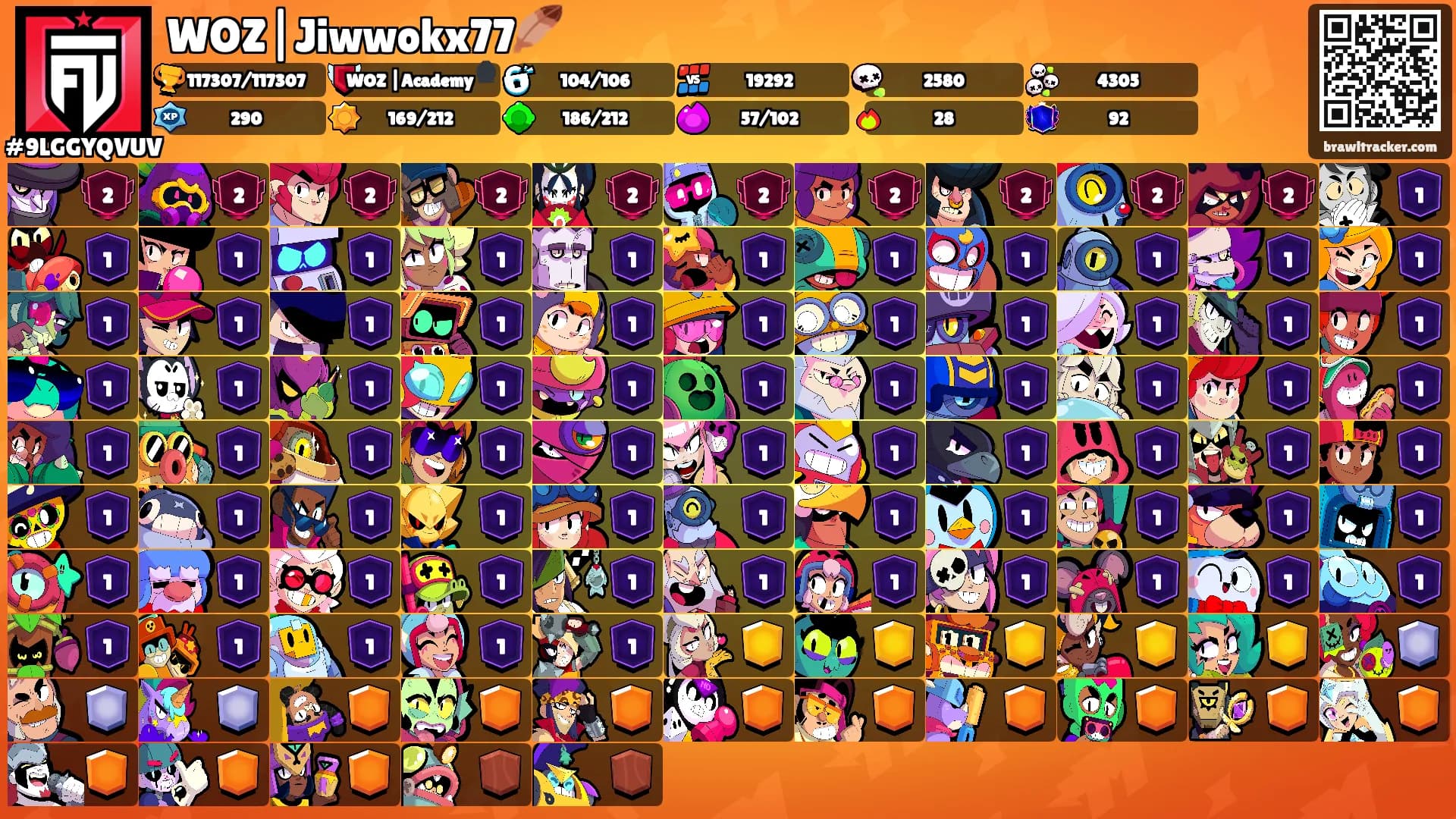 WOZ|Jiwwokx77🪶's Ranks